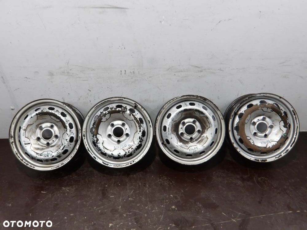 FELGI STALOWE STALÓWKI OPEL VIVARO B TRAFIC 5X108 R16 6J ET50 - 1
