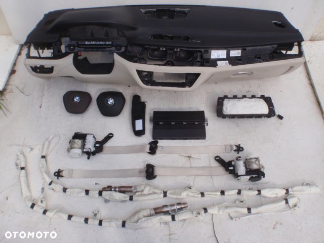 BMW 5 G30 G31 6 G32 7 G11 G12 DESKA KONSOLA KOKPIT PULPIT AIRBAG PODUSZKI KURTYNY PASY PAS USA KANADA - 5