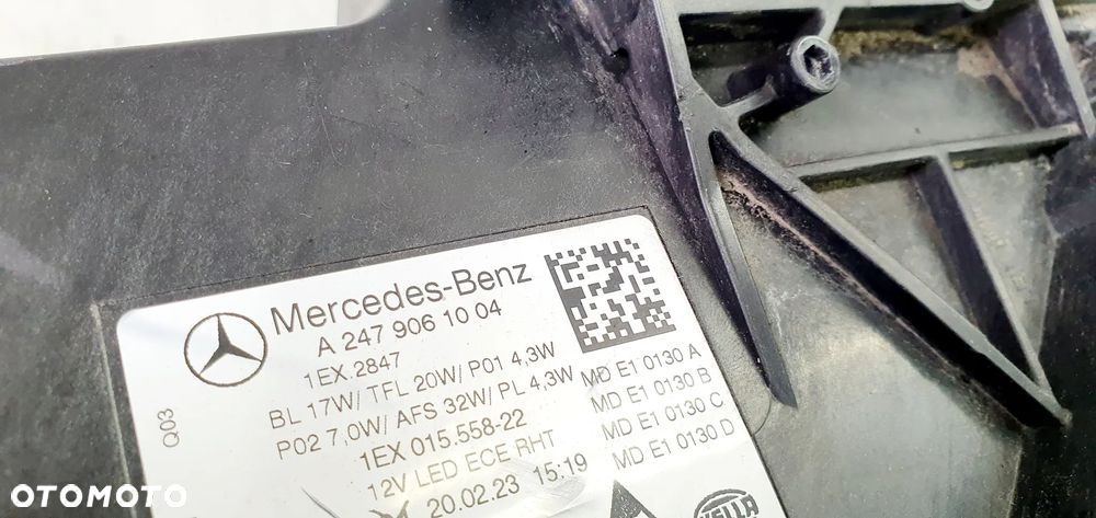 Mercedes B klasa W247 LAMPA PRAWA LED HIGH PERFORMANCE A2479061004 EU!!! - 8