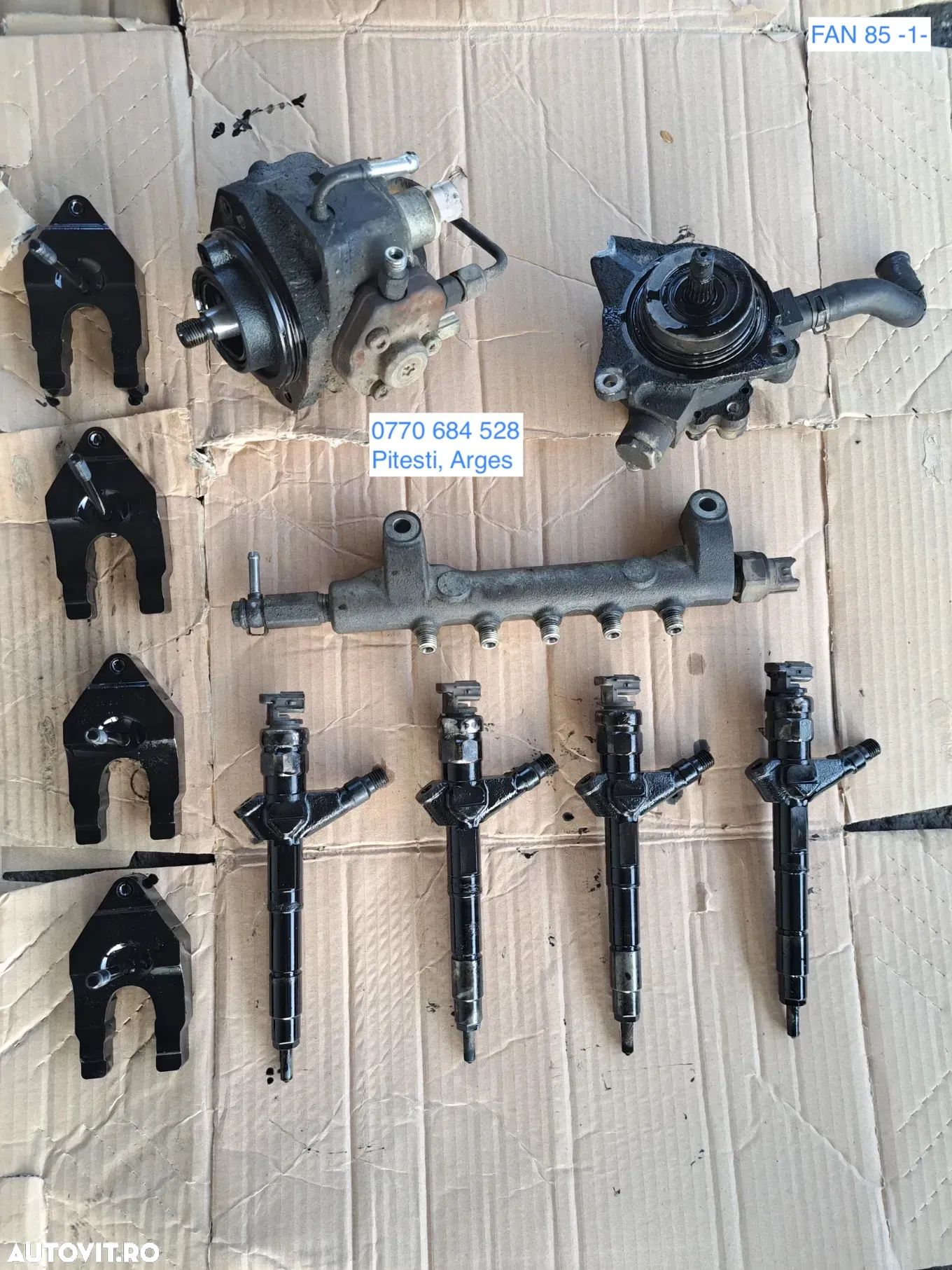 Nissan Navara Pathfinder 2.5d Injectoare Rampa injectoare Pompa vacuum Pompa inalta presiune Suporti primdere injectoare - 1