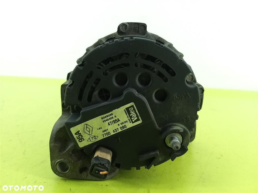 Alternator Renault Clio II 1998-2001 1,2 B VALEO 7700437090 95A ORYGINAŁ - 4