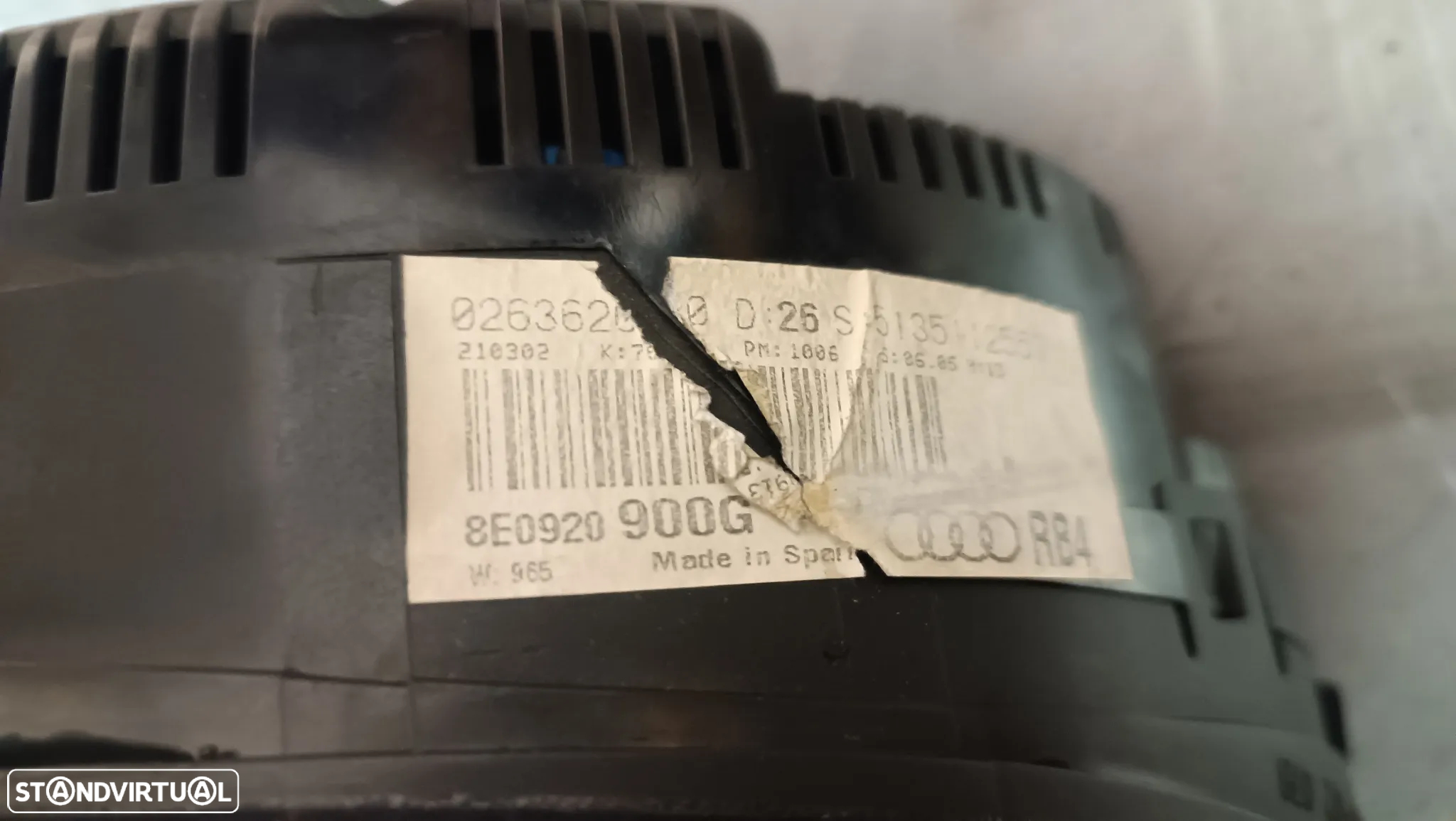 QUADRANTE AUDI A4 B6 01-04 8E0920900G 0263626020 - 4