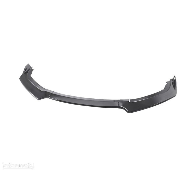 SPOILER LIP FRONTAL HONDA CIVIC 19-21 LOOK TYPE R PRETO BRILHANTE - 2