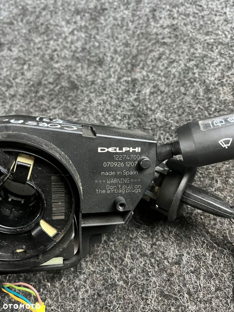 opel corsa d przełącznik zespolony stacyjka kluczyk 13142283 - 3