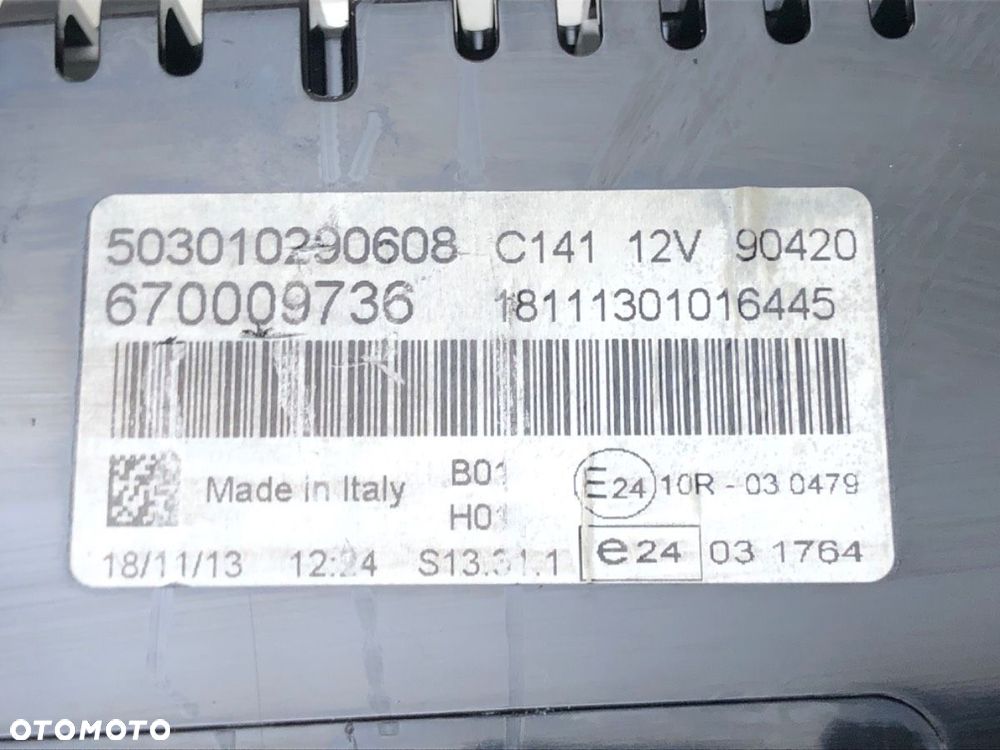 LICZNIK  MASERATI QUATTROPORTE VI 2012 - 2022 3.0 S Q4 302 kW [411 KM] benzyna 2013 - 2022 670009736 - 5