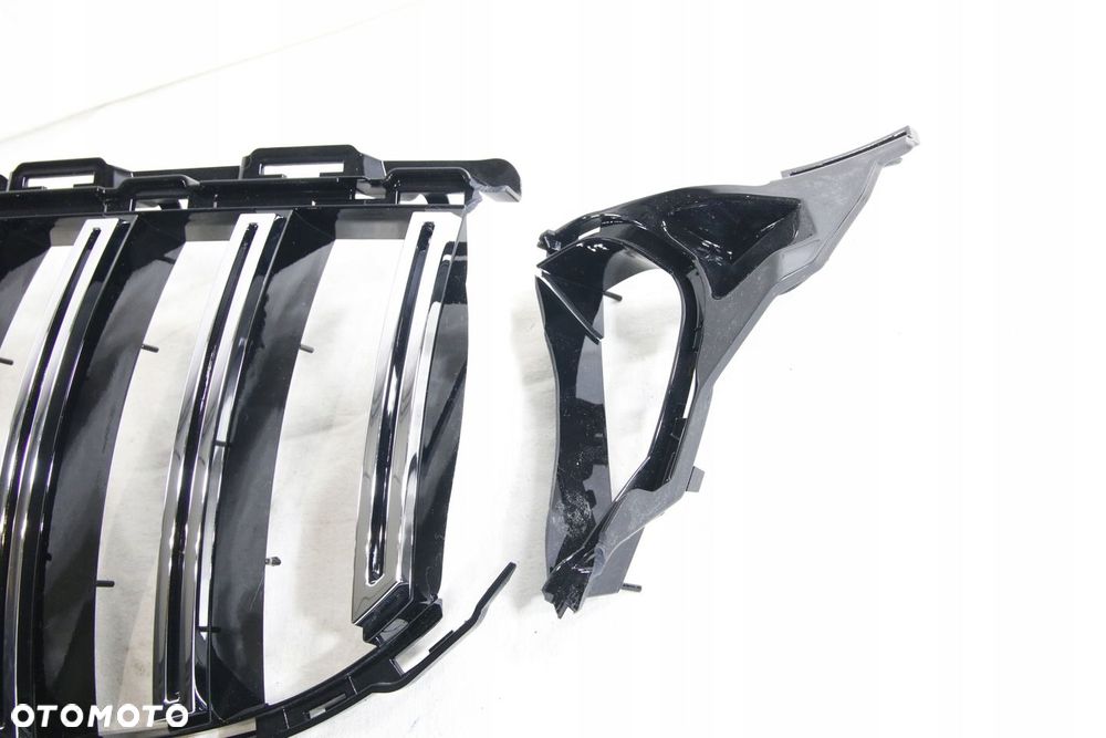 Atrapa Grill Kratka Black Tuning Amg GT-R Mercedes C klasa 205 Lift Lci - 3