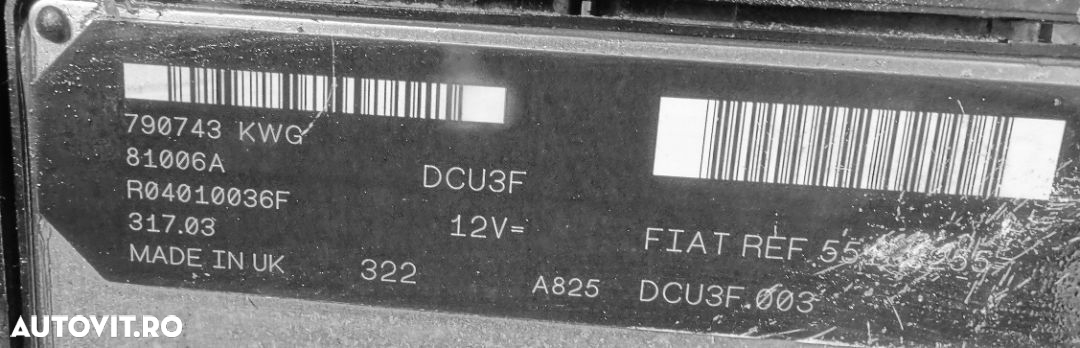 Calculator motor Fiat Doblo 1.9 D 223A6000 din 2003 - 2