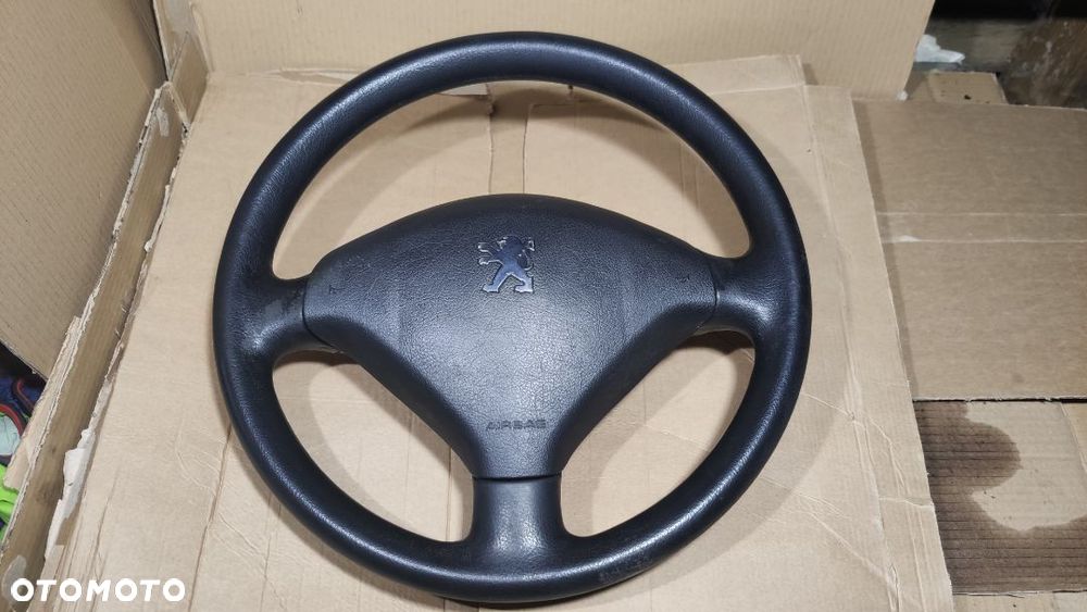 KIEROWNICA KOMPLETNA PEUGEOT 307 PLASTIK ORYGINAŁ WYSYŁKA! - 1