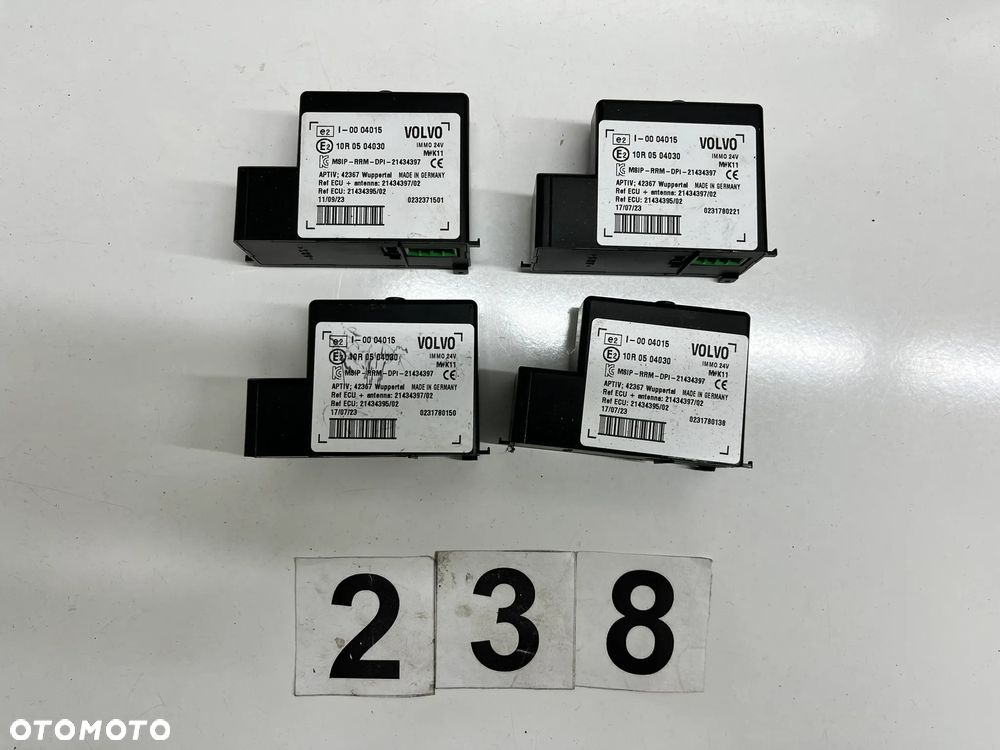 Sterownik, moduł Immobilizera Volvo 24V 0231780138  21434397  21434395 - 2