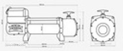 Troliu Dragon Winch 16000lbs(trage 7257kg) - 4