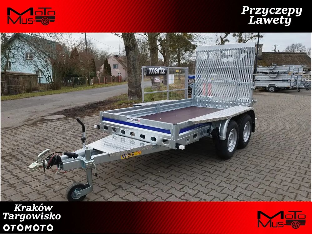 Wiola Przyczepa do przewozu sprzętu budowlanego Wiola B2630 292x142cm Kraków