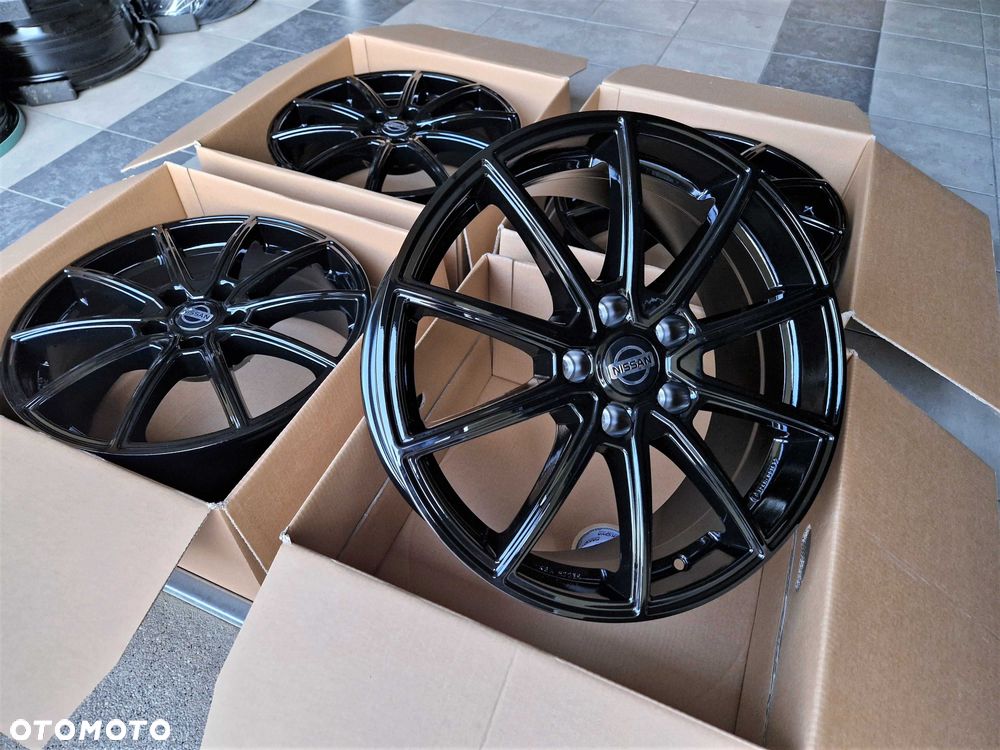 Alufelgi 18 5x114,3 Nissan Juke Qashqai Pulsar Leaf Primera Czarne 79# - 2