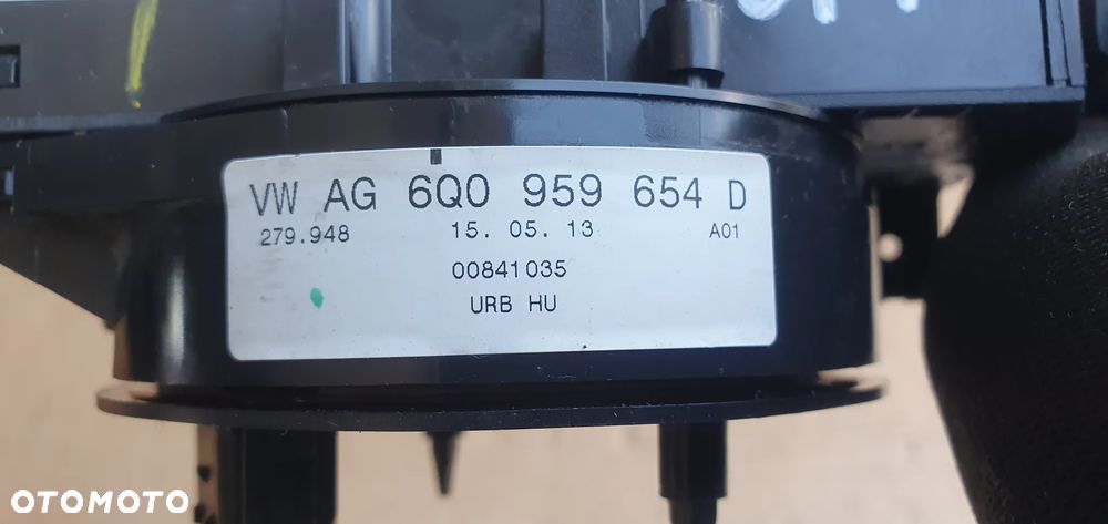 Manetki przełącznik zespolony pająk taśma VW UP 1S0953503C 6Q0959654D - 9