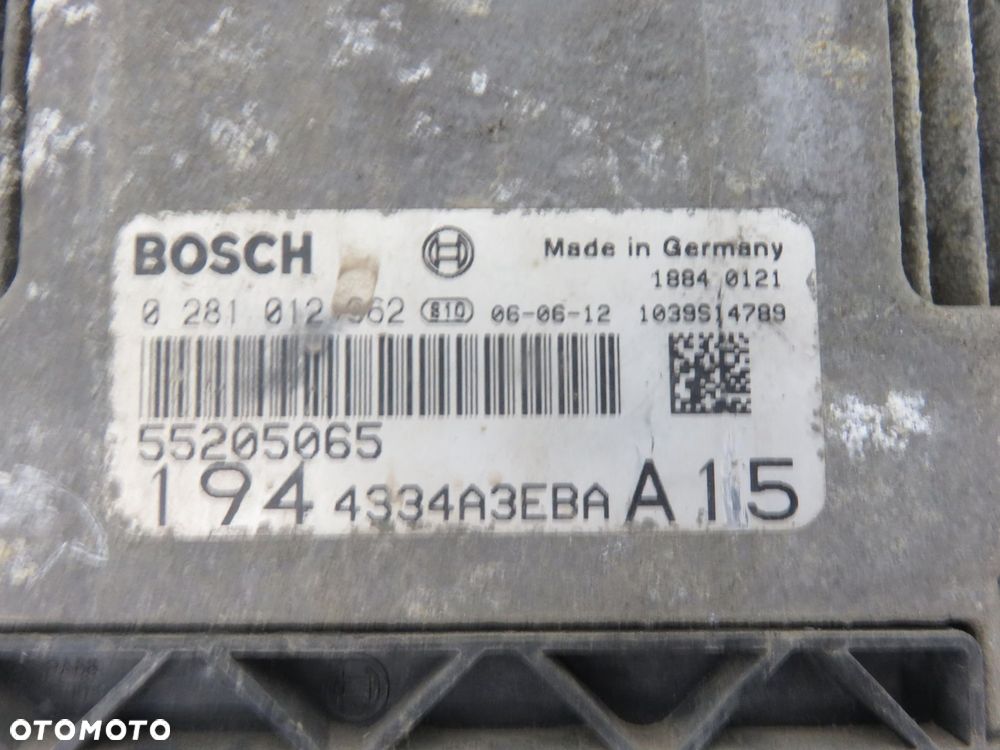 STEROWNIK FIAT CROMA II (194) 1.9 D Multijet 55205065 0281012962 - 3