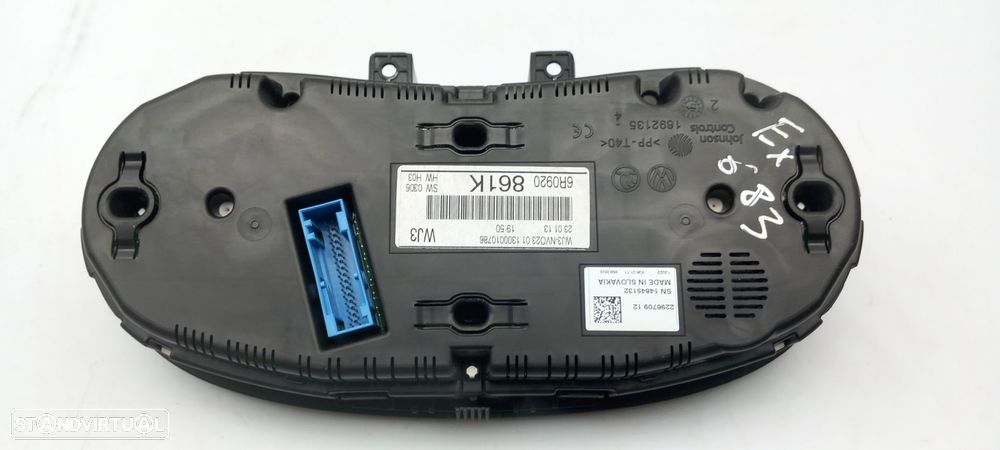 Quadrante / painel de instrumentos VOLKSWAGEN Polo (6R, 6C) - 3