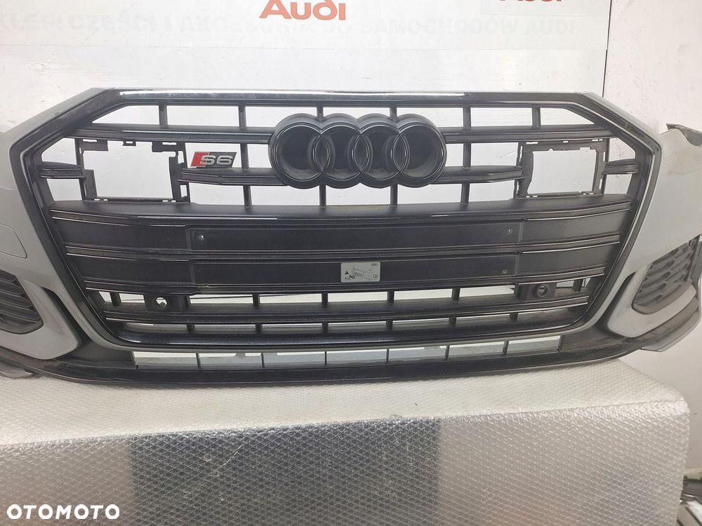 ZDERZAK AUDI S6 C8 4K 4K0 2019-2024 ORYGINAŁ OE ASO GRILL DYFUZOR ATRAPA - 2