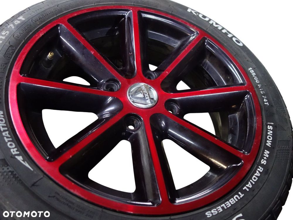 Microcar Aixam Gto City Felgi aluminowe z oponami komplet 15 cali - 3