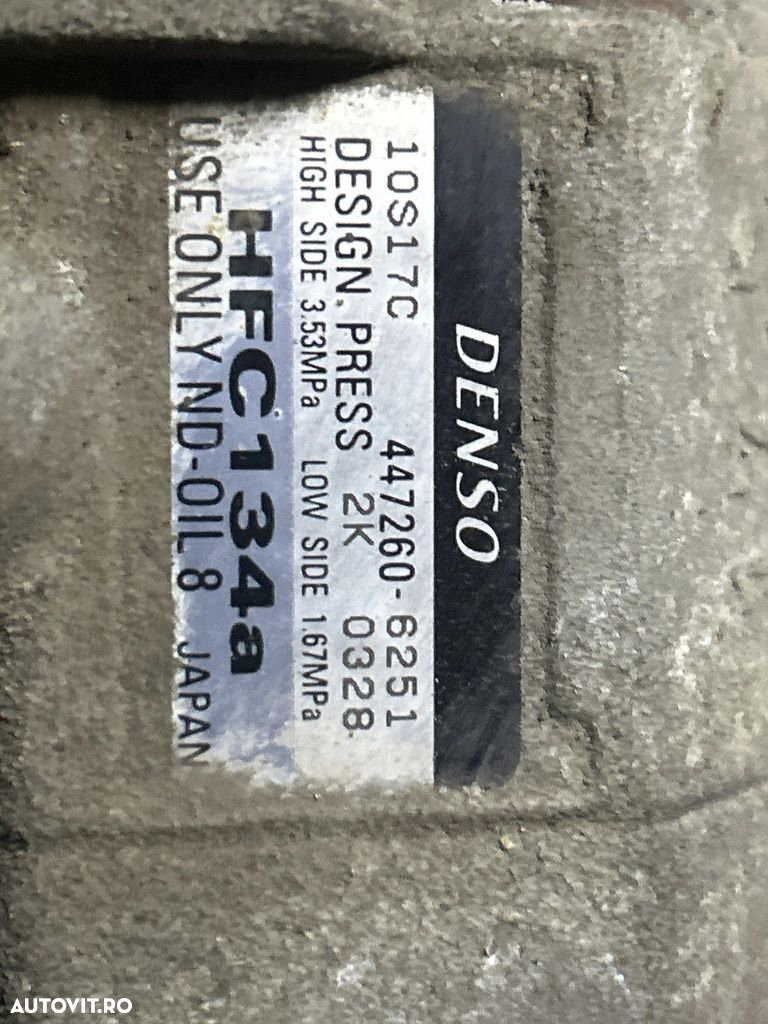 Compresor clima Toyota Land Cruiser J12 3.0 D - 4D 2002 - 2010 1KDFTV (1030) 4472606251 - 5