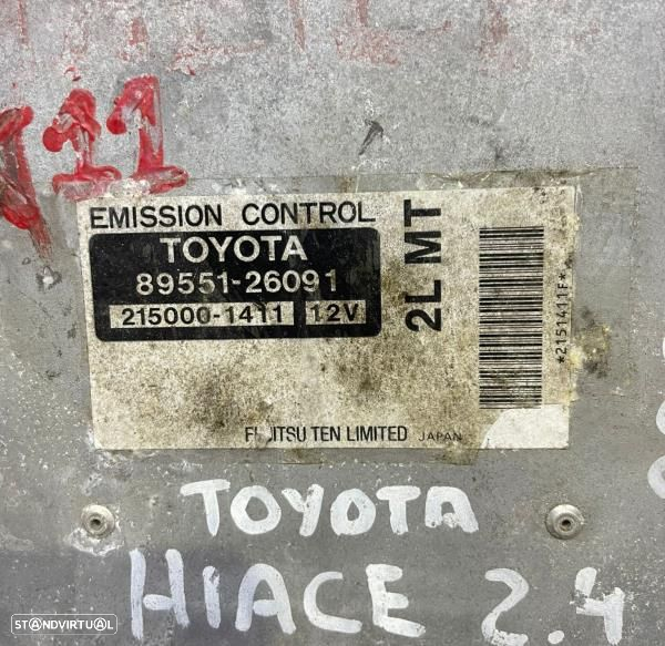 Centralina Do Motor Toyota Hiace Iv Caixa (__H1_, __H2_) - 2