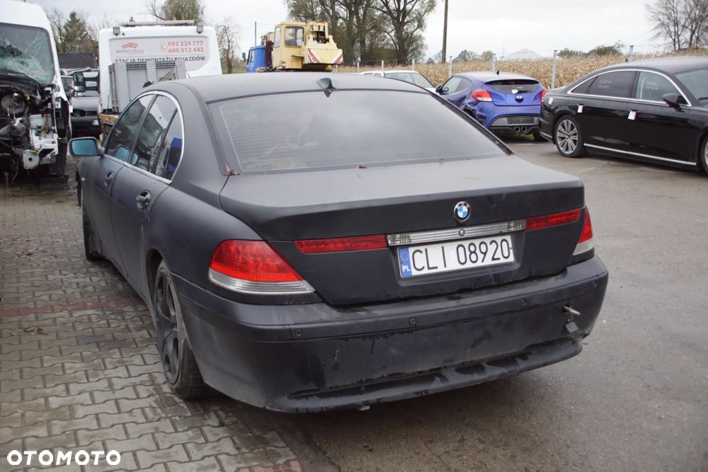 Auto na części - BMW E65 735i 3.6 V8 272 KM N62B36 GA6HP26Z 2002R Silnik Skrzynia Drzwi Maska Błotnik Zderzak Klapa Lampa Lusterko Szyba Deska Kokpit Sterownik Moduł Czujnik Licznik Panel Pokrętło iDrive - 5