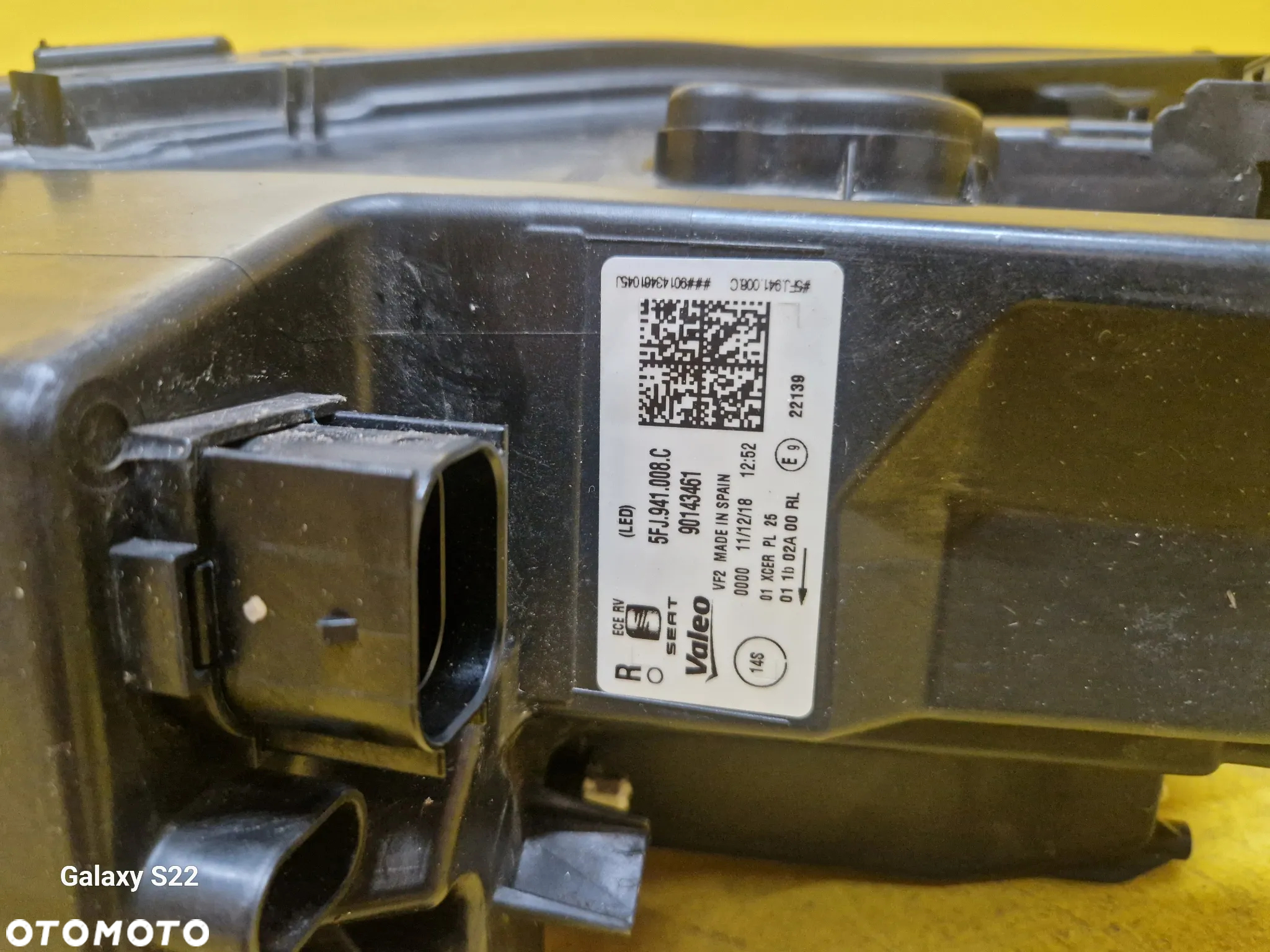 SEAT TARACCO LAMPA PRAWA PRZOD 5FJ941008C - 7