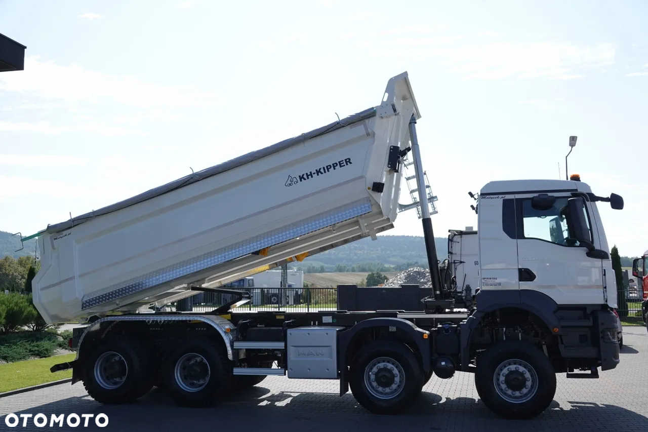 MAN TGS 41.480 / 8X8 / WYMIEŃ SWÓJ STARY NA NOWY / WYWROTKA TYLNOZSYPOWA / KH-KIPPER / MANUAL / FABRYCZNIE NOWA - 2024 R / DOSTĘPNY OD RĘKI - 8