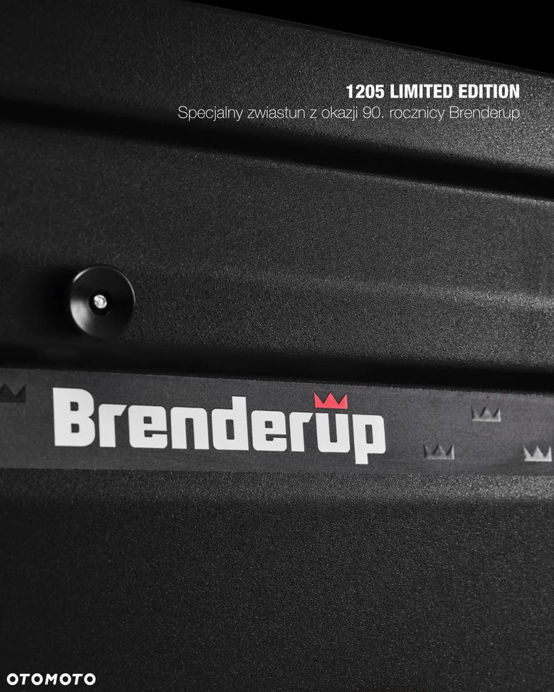Brenderup Przyczepa BRENDERUP 1205 750kg czarna LIMITED, wym. 204x116cm, lekka towarowa! - 7