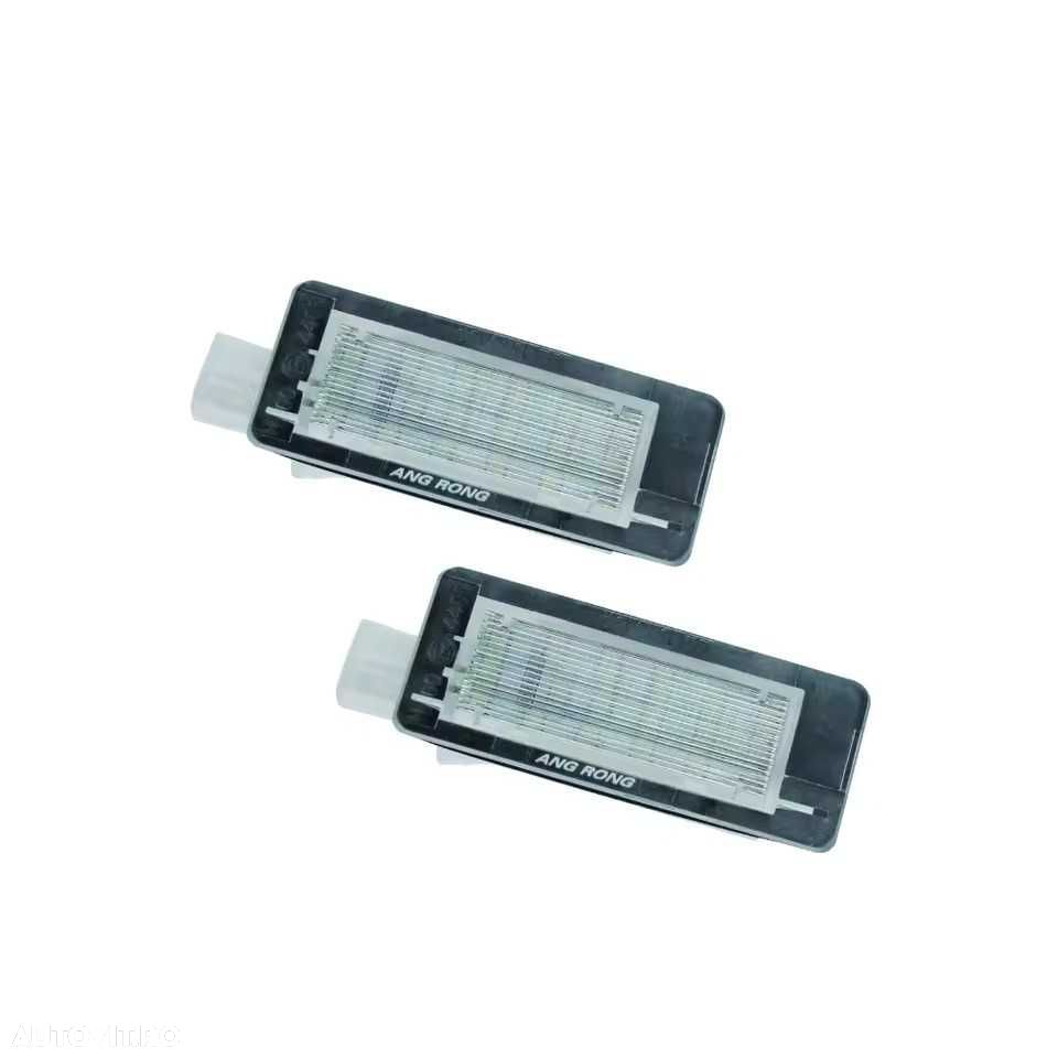 Lampi Numar LED Portbagaj Dacia Renault Duster Logan Lodgy, ALB RECE - 5