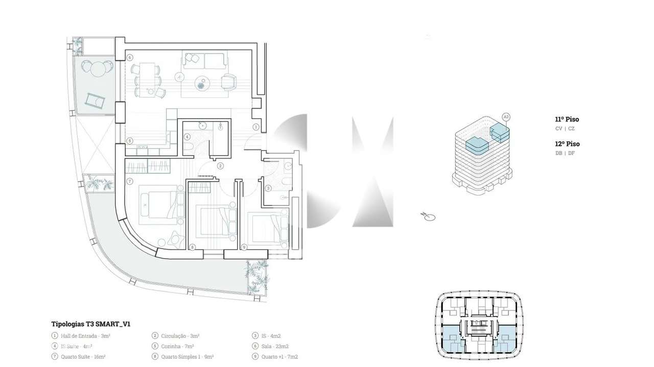 T3 Smart – Lake Towers - Grande imagem: 2/8