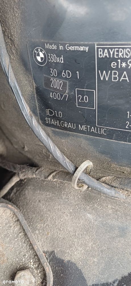 BMW e46 lift MASKA STAHLGRAU 400/7 - 9