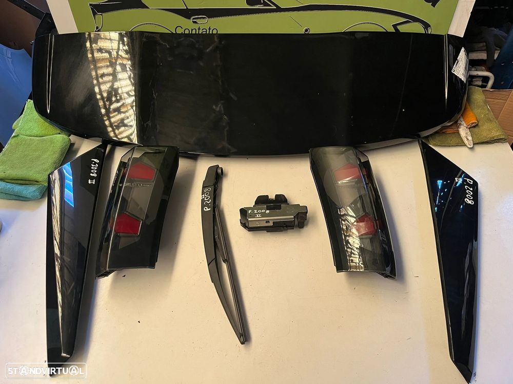 Peugeot 2008 II FAROLIM SPOILER FECHADURA BRAÇO MALA - FT486