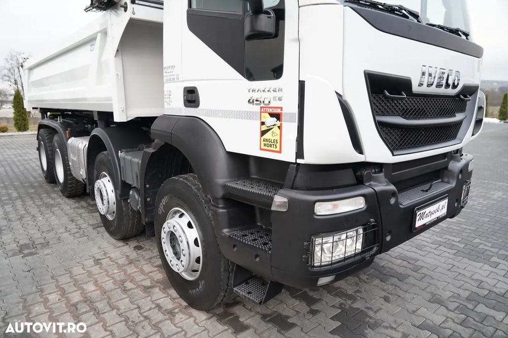 Iveco TRAKKER 450 / 8x4 / BASCULATOR / HYDRODOXY / BORDMATIC / EURO 6 / - 17