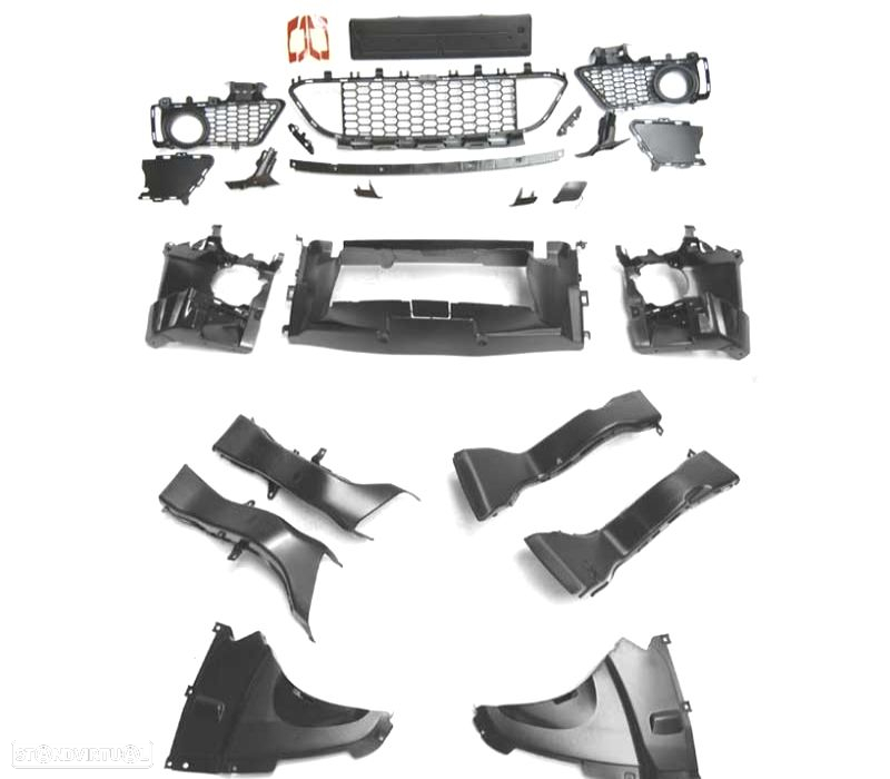 PARA-CHOQUES FRONTAL BMW F30 F31 11-15 LOOK M - 2
