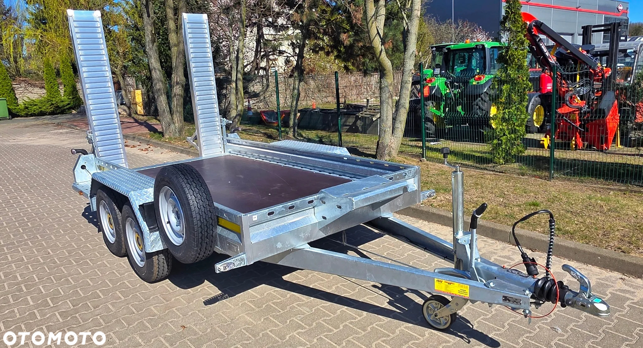 Wark 35/31 Przyczepa Podkoparkowa 370X180 CM, DMC 3500 KG z najazdami aluminiowymi - 3