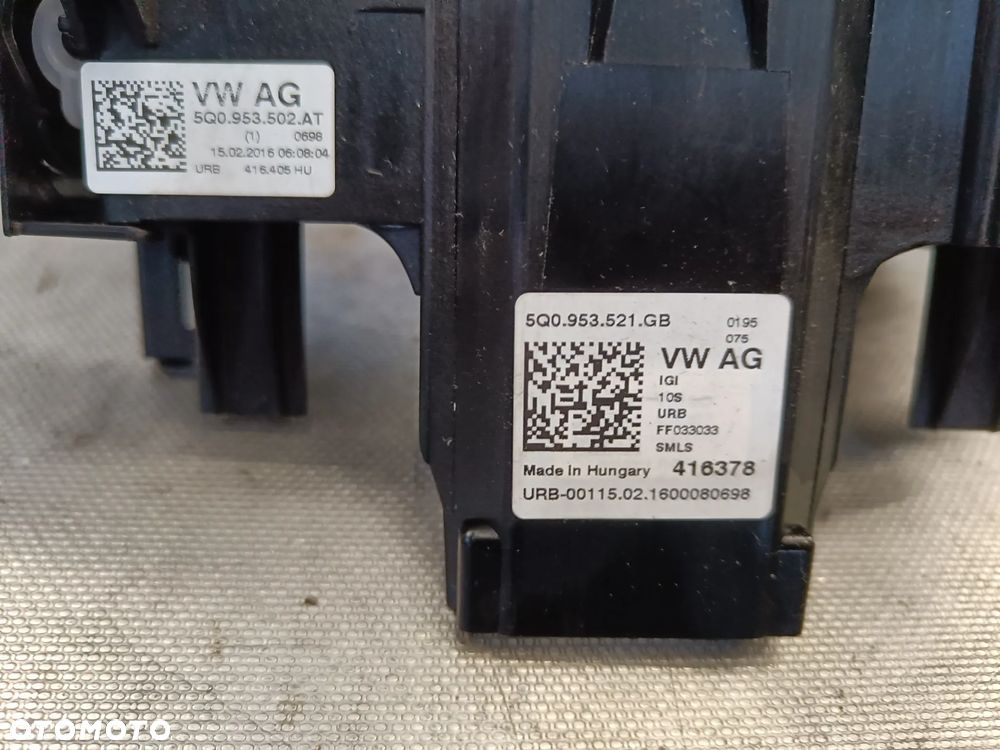 Przełącznik zespolony Skoda Superb 3 III Seat Ateca Manetka Tempomatu 5Q0953521GB - 8