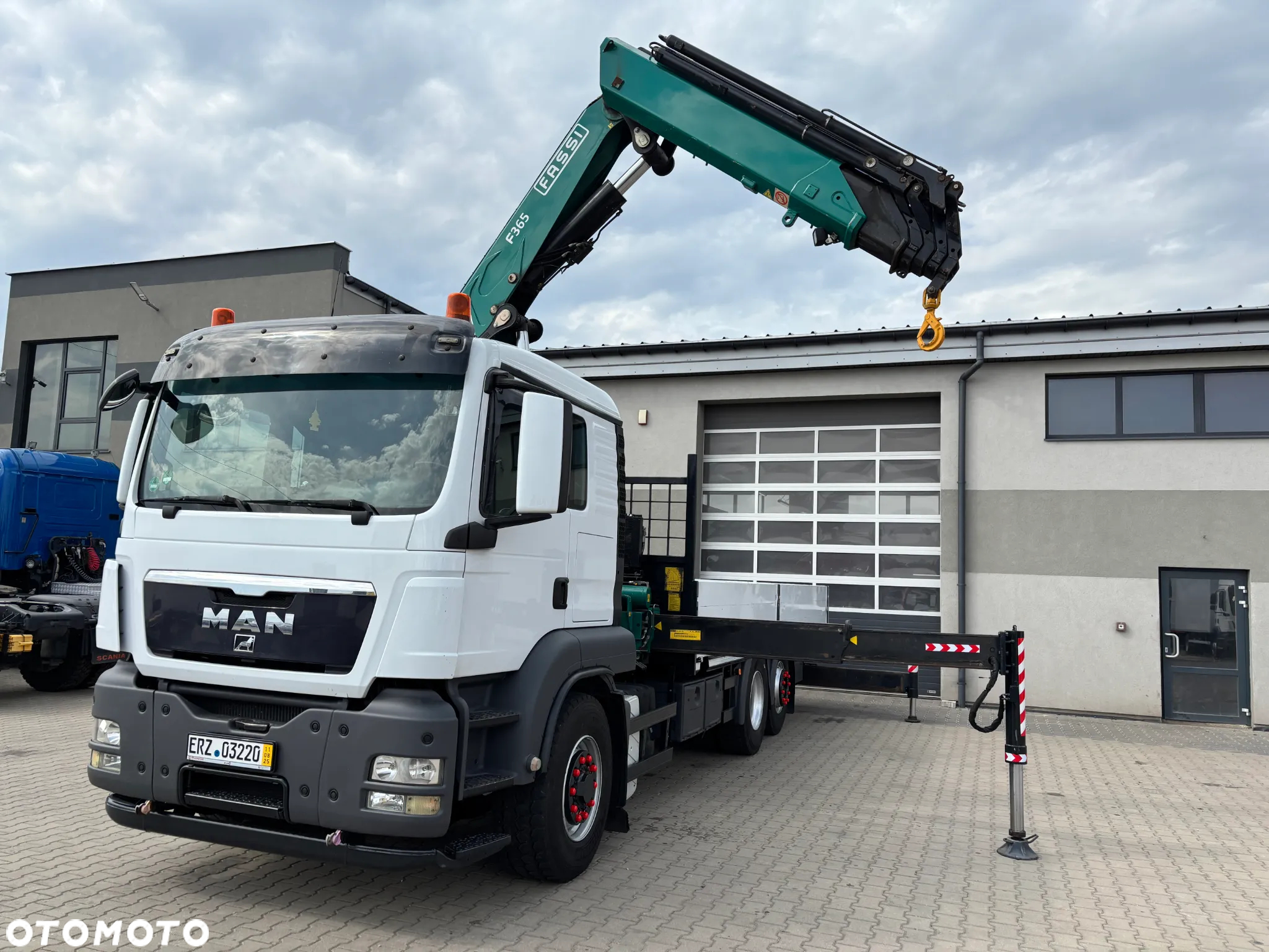 MAN TGS 26.440 6x2/4 HYDRODRIVE FASSI F365A (6x4)  napęd pomocniczy, oś tylna skrętna i podnoszona, 440 KM, HDS FASSI  F365 A.2.25 do kontenerów, budowlany, do energetyki , terenowy, z Niemiec - 12