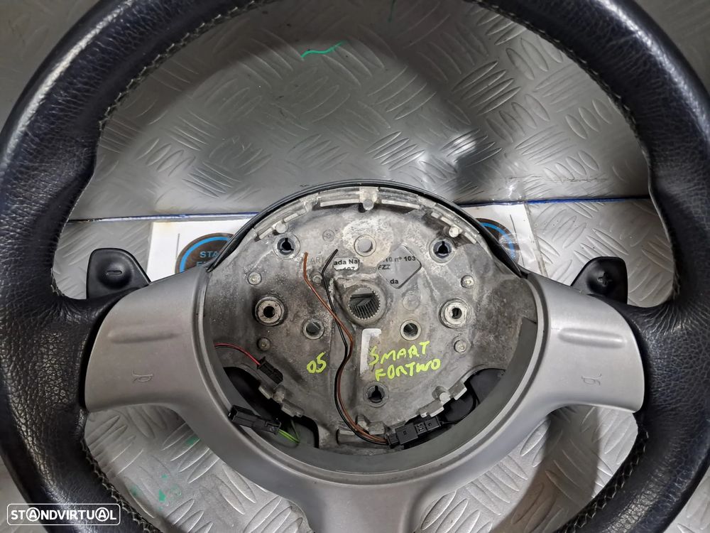 Volante com patilhas Smart Fortwo sem airbag - 2
