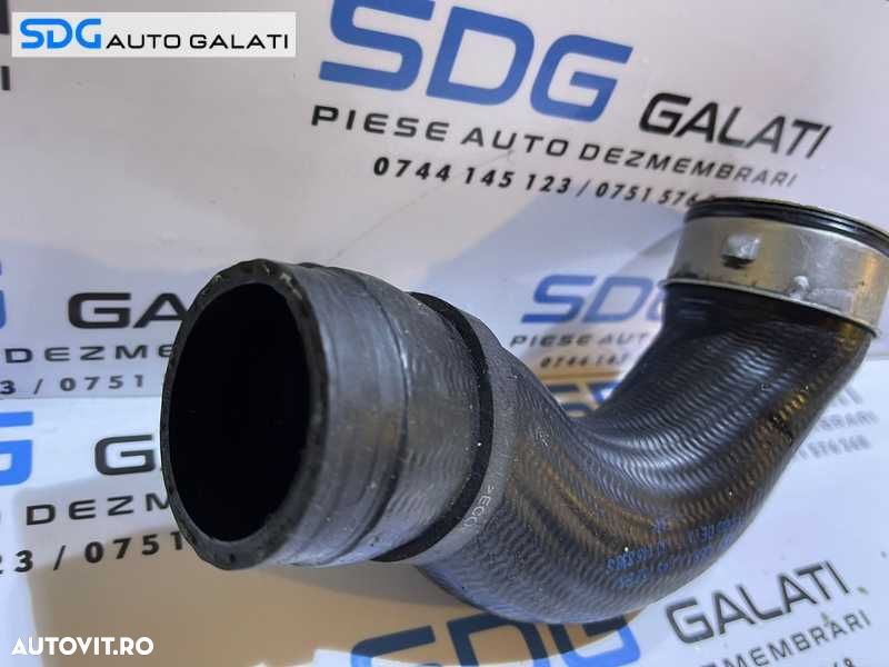 Furtun Conducta Presiune Aer Turbo Turbina Turbosuflanta Audi A3 8L 1.9 TDI ASZ 131 CP 1997 - 2003 Cod 1J0145762BK [D0501] - 2