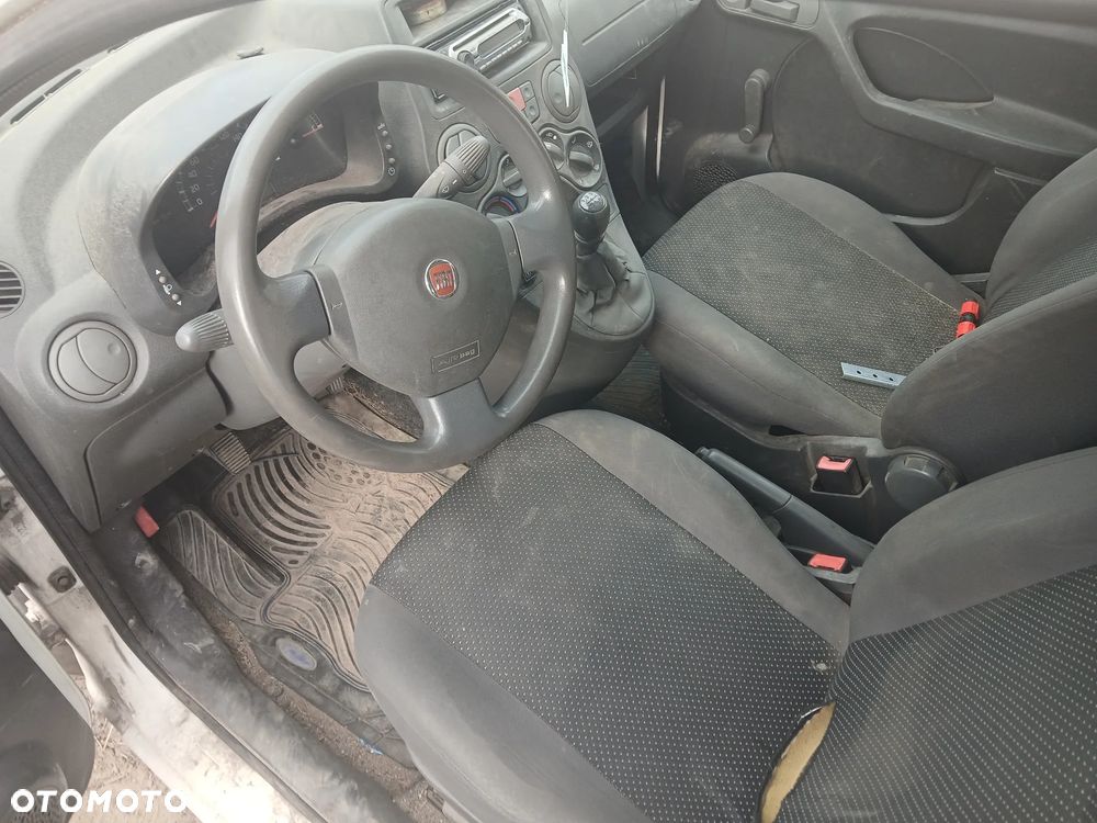 Fiat Panda VAN biały 249 249f biały maska pokrywa silnika klapa bagażnika zderzak lampa reflektor pas przedni stop lampy halogeny przeciwmgłowe odblaski grill atrapa znaczek błotnik - 7