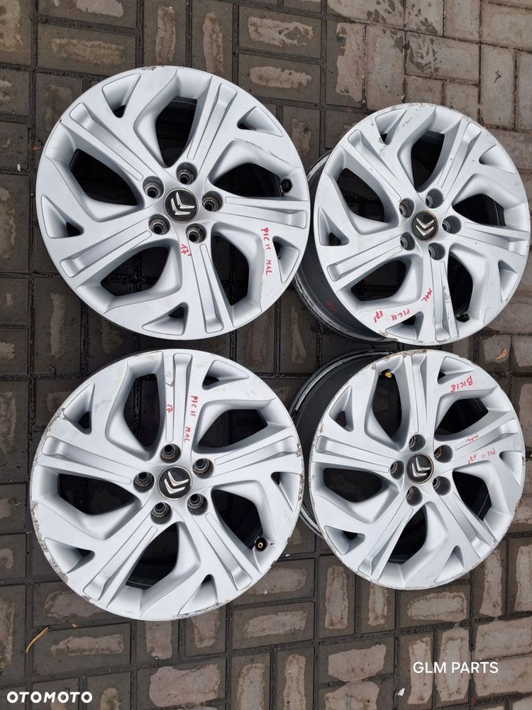 citroen c4 picasso ii felgi aluminiowe 17" koła 205/55/17 9677090177 - 1