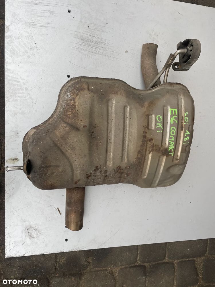 Tłumik końcowy bmw e46 Compact n42 n46 1.6 1.8 2.0 i ładny - 1