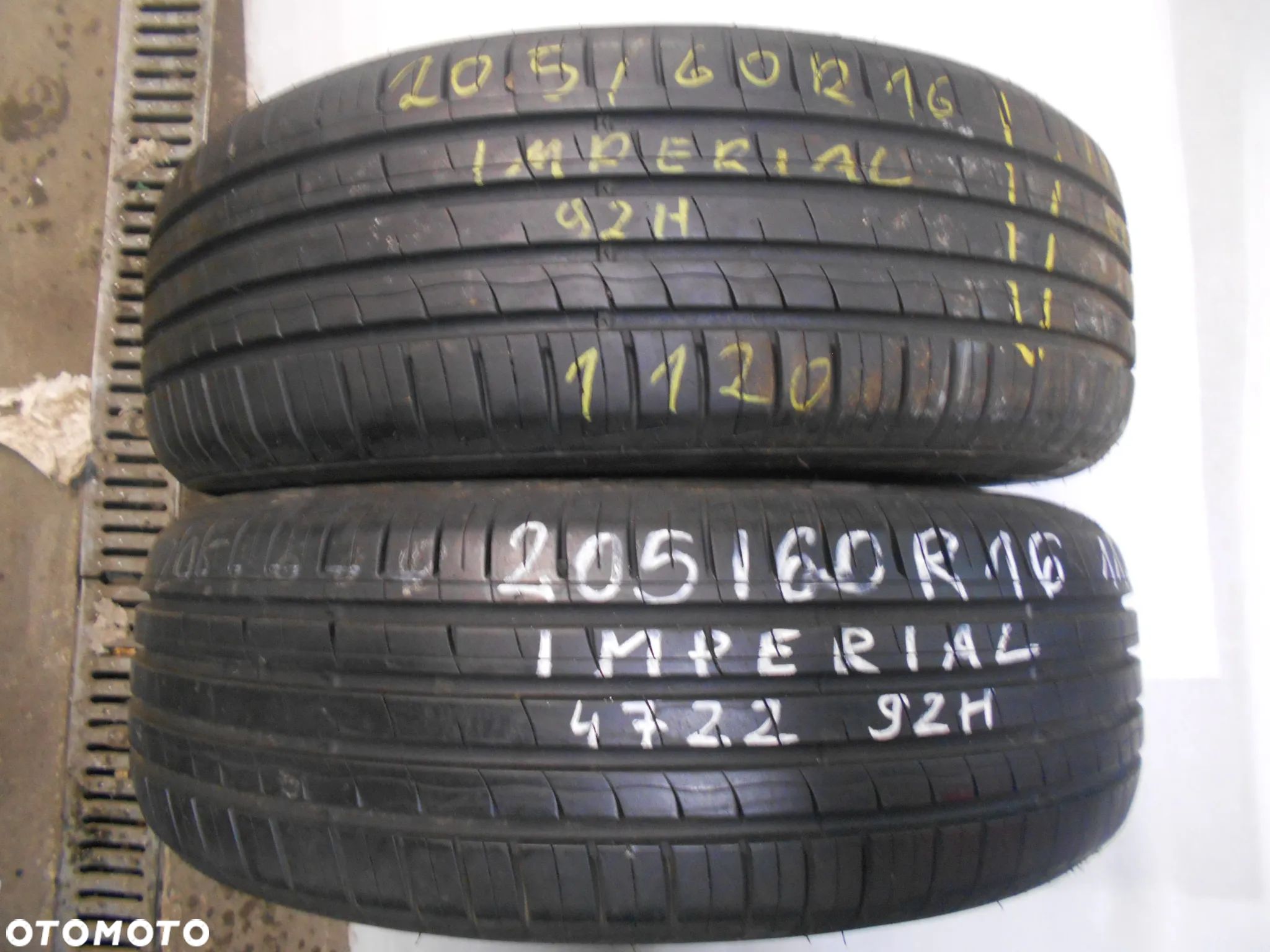OPONY 205/60R16 IMPERIAL ECO DRIVE 5 DOT 4722 / 1120 8MM - 1