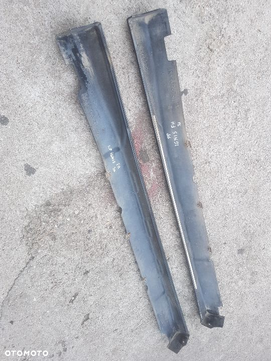 Suzuki Ignis FH 00-03 listwy progowe nakładki dla wersji 3 drzwiowy BLACK LIMIT - 6