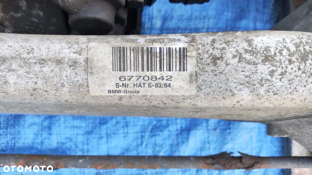 ZAWIESZENIE TYŁ TYLNE KOMPLETNE SANKI BELKA ZWROTNICA PIASTA WAHACZ MOST DYFER DYFERENCJAŁ 3.91 3,91 PÓŁOŚ LEWA PRAWA  6770842 7560606 BMW E63 E64 LCI LIFT 630i 3.0i N53 - 9