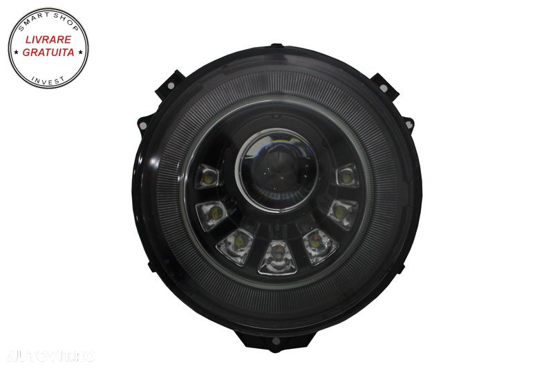 Faruri Bi-Xenon LED Mercedes G-Class W463 (2005-2017) M Square Look- livrare gratuita - 3