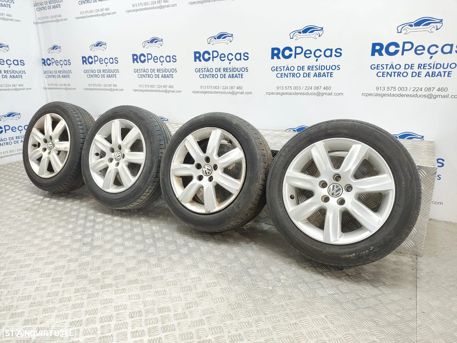 Conjunto Jantes 15 Borbet VW Volkswagen Polo 5 V 6R 6J ET40 5x100 - 10
