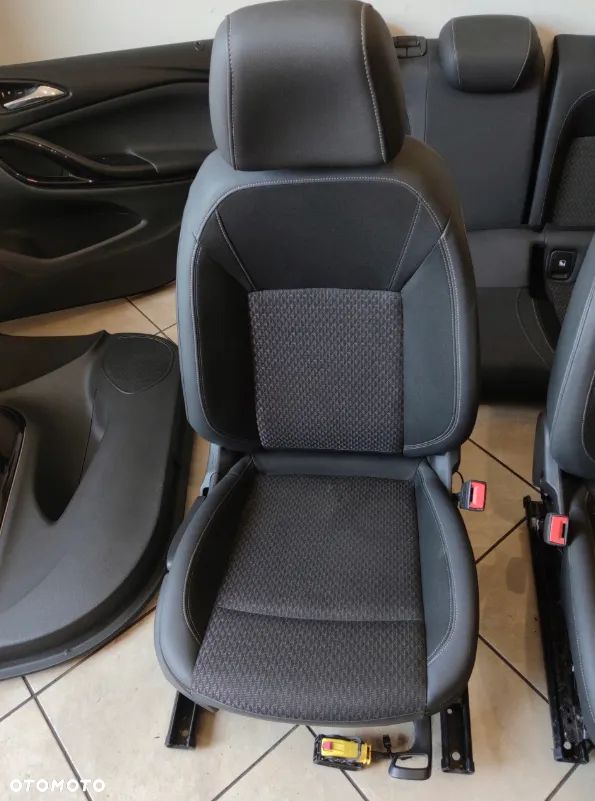 OPEL ASTRA K V HB FOTELE KANAPA BOCZKI KOMPLET PÓŁSKÓRA 100 TYŚ KM GRZANE - 6