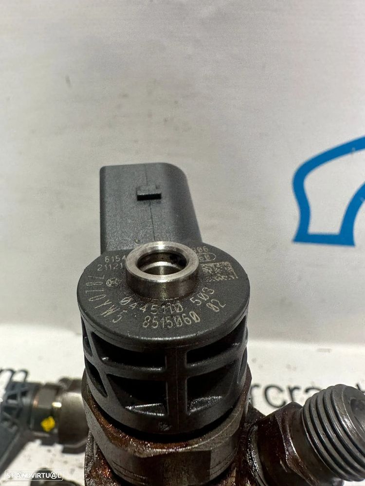 .Conjunto de 4 injetores Bosch BMW 1.6D 16v N47C16 N47D16 N47 95CV 116CV 0445110503 8515060 2010 - 2020 - 9