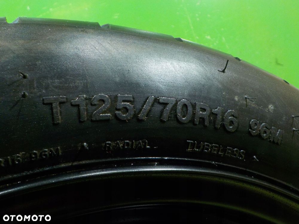 AUDI A3 8P GOLF V kolo dojazdowe 125/70/16 5X112 - 4