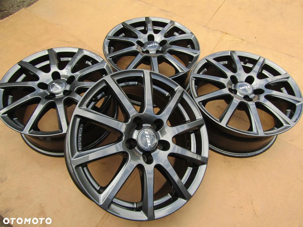 4x Felgi Aluminiowe 16 Kia Ceed I II III Niro Venga / Hyundai i30 II III ix35 ix20 Tucson Elantra Mitsubishi Lancer Outlander ASX Peugeot 4007 4008 Citroen C4 Aircross Mazda 3 5 6 CX-3 CX-5 CX-30 / 6,5 j 5x114,3 piasta 67,1 mm RIAL GERMANY - 15